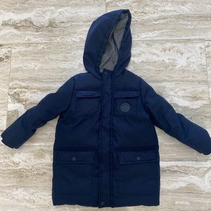 Jacadi warm winter down coat size 5